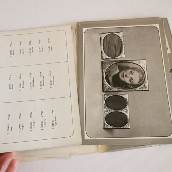 Vintage Artex Budapest Silverware Catalog, Undated No Prices Silversmiths - Picture 8 of 9